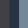 Schwarz, Grau, Blau