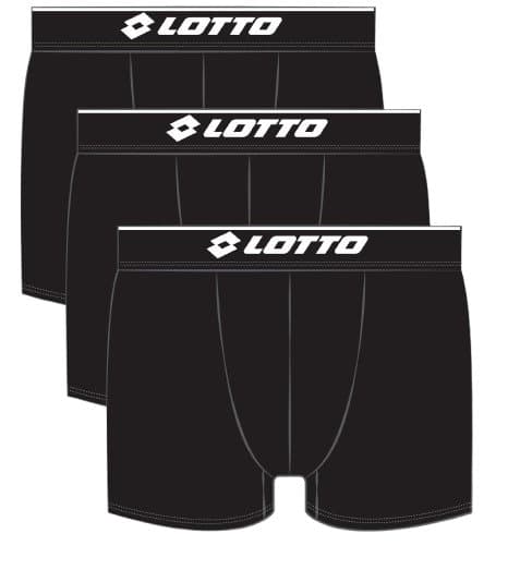 LOTTO Herren Boxershorts Comfort 3er Pack