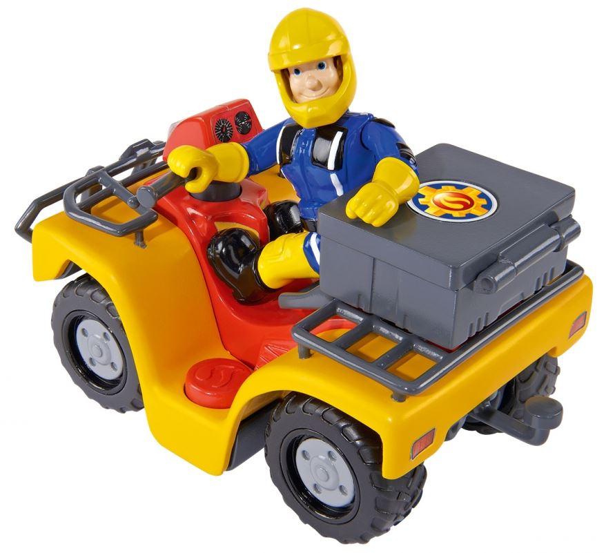 Produktbild Simba - Feuerwehrmann Sam Mercury-Quad mit Figur 2 von 3