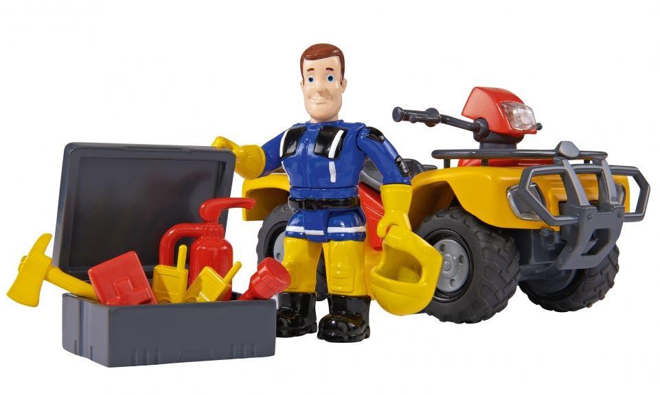 Simba - Feuerwehrmann Sam Mercury-Quad mit Figur