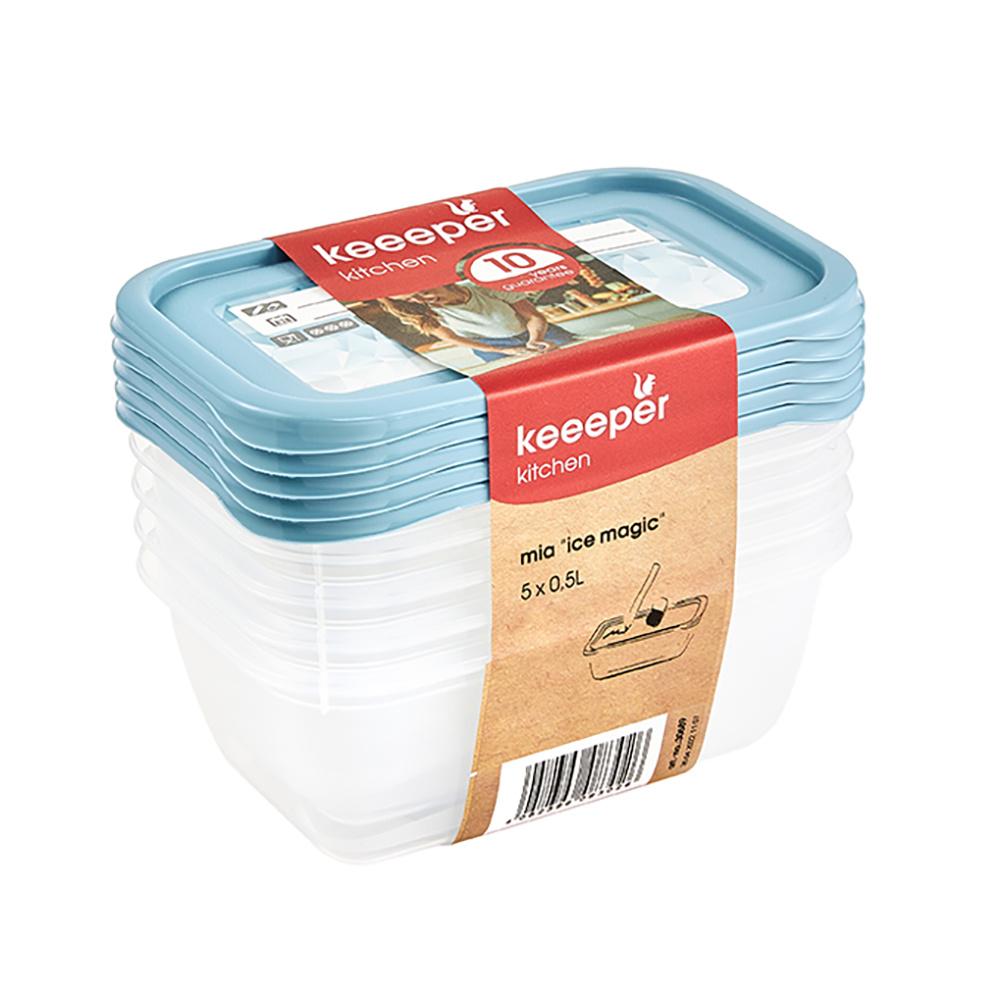 keeeper Gefrierdosen Set Mia Polar 5-tlg. 0,5l