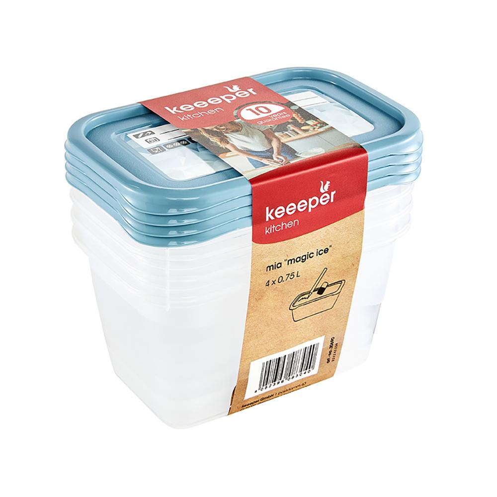 keeeper Gefrierdosen Set Mia Polar 4-tlg. 0,75l