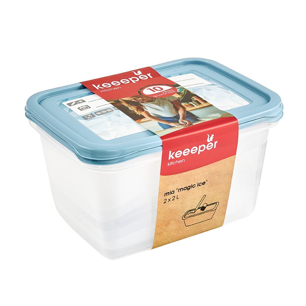 keeeper Gefrierdosen Set Mia Polar 2-tlg. 2l