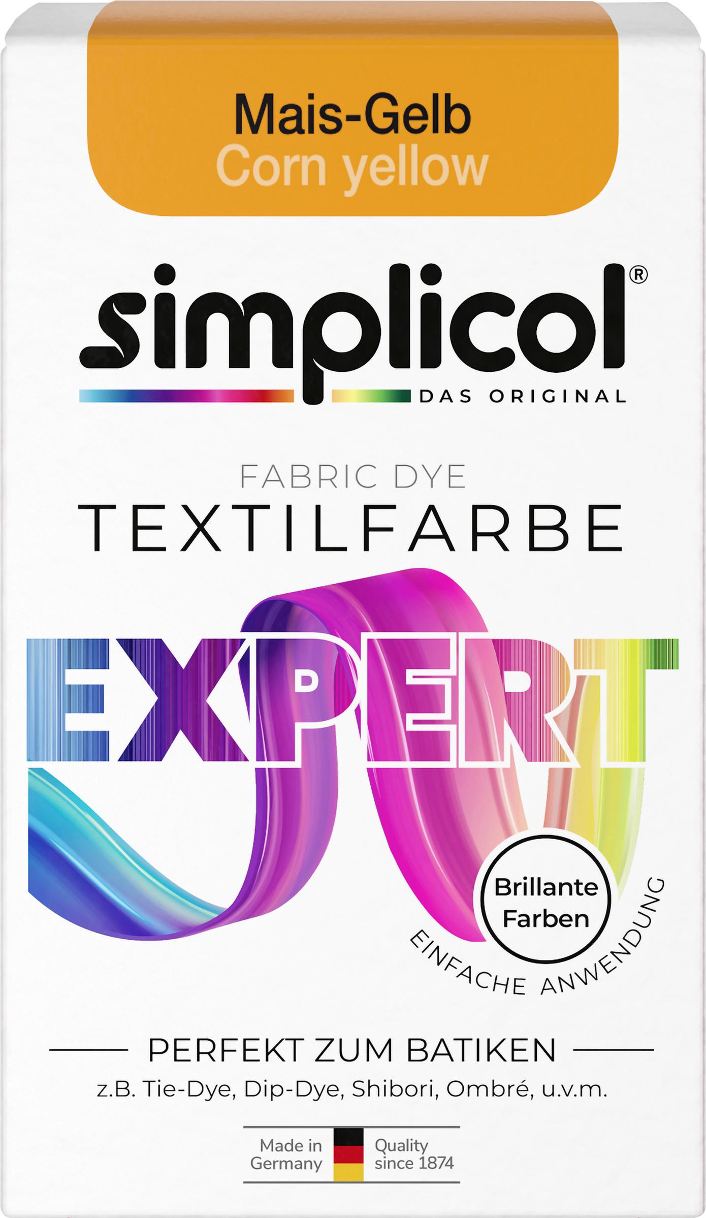 simplicol Textilfarbe expert Mais-Gelb