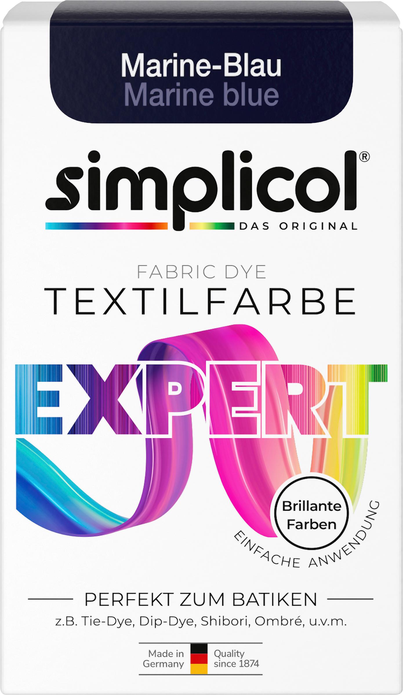 simplicol Textilfarbe expert Marine-Blau