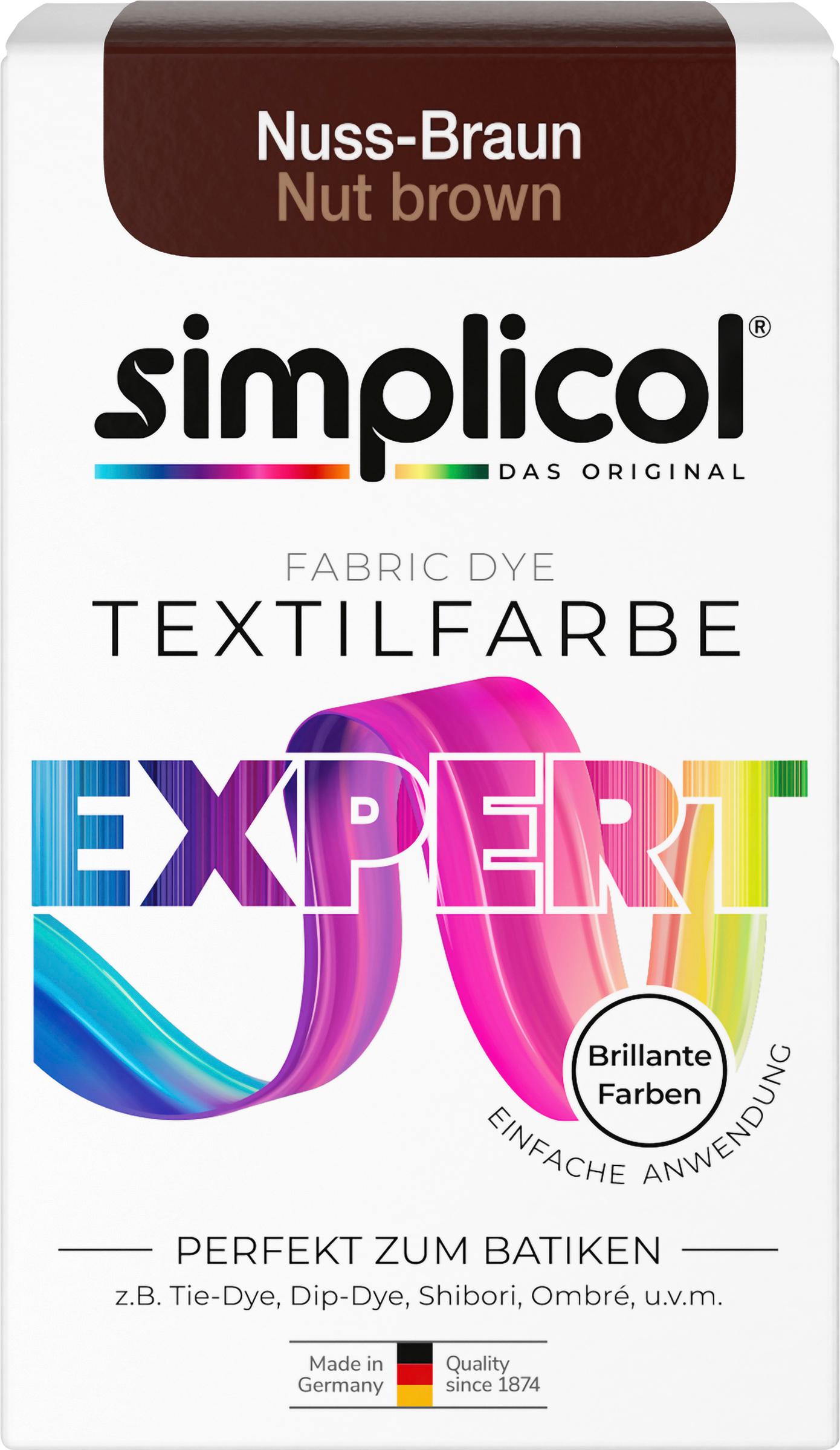 Simplicol Textilfarbe Expert Nuss-Braun