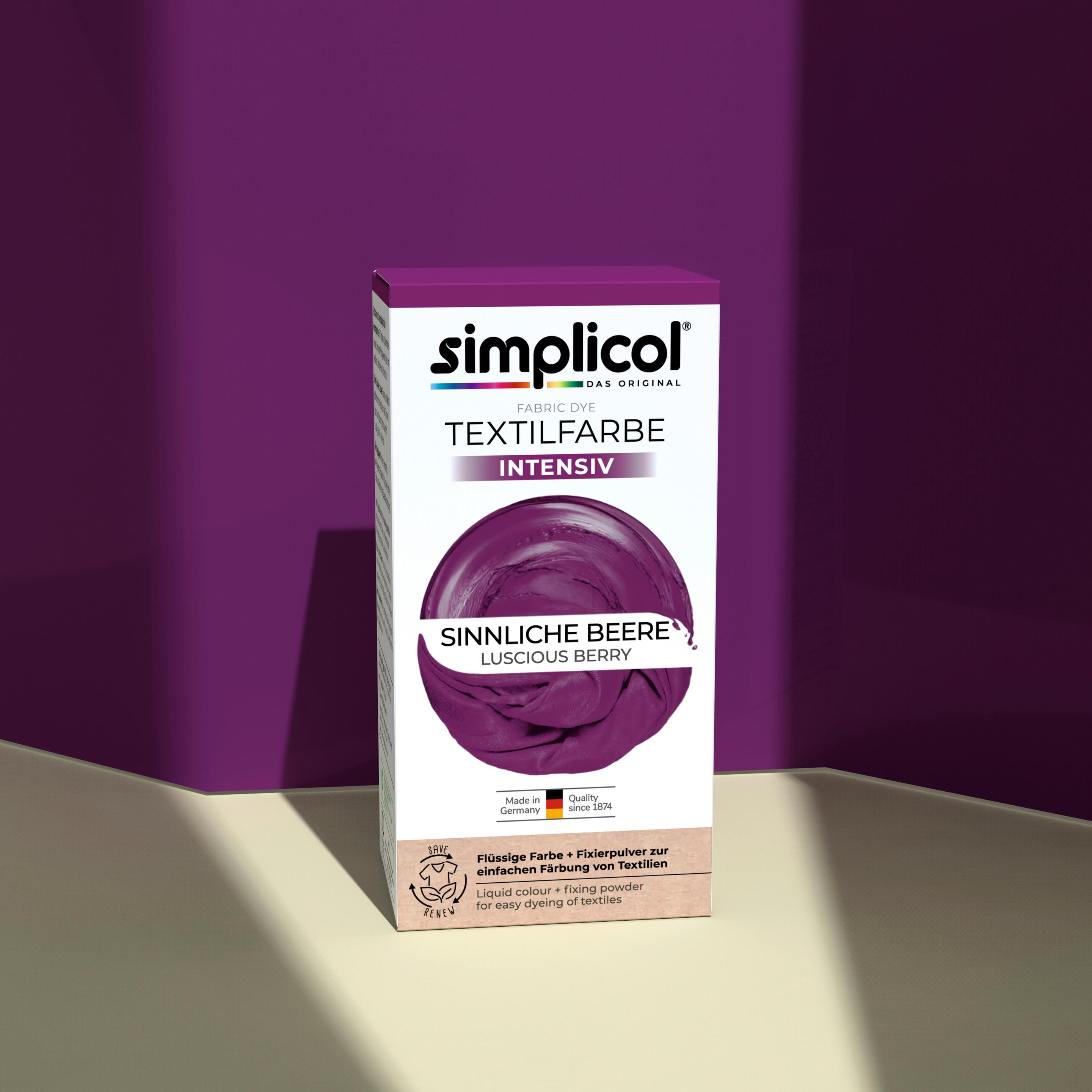 Produktbild simplicol Textilfarbe Intensiv Sinnliche Beere 6 von 9