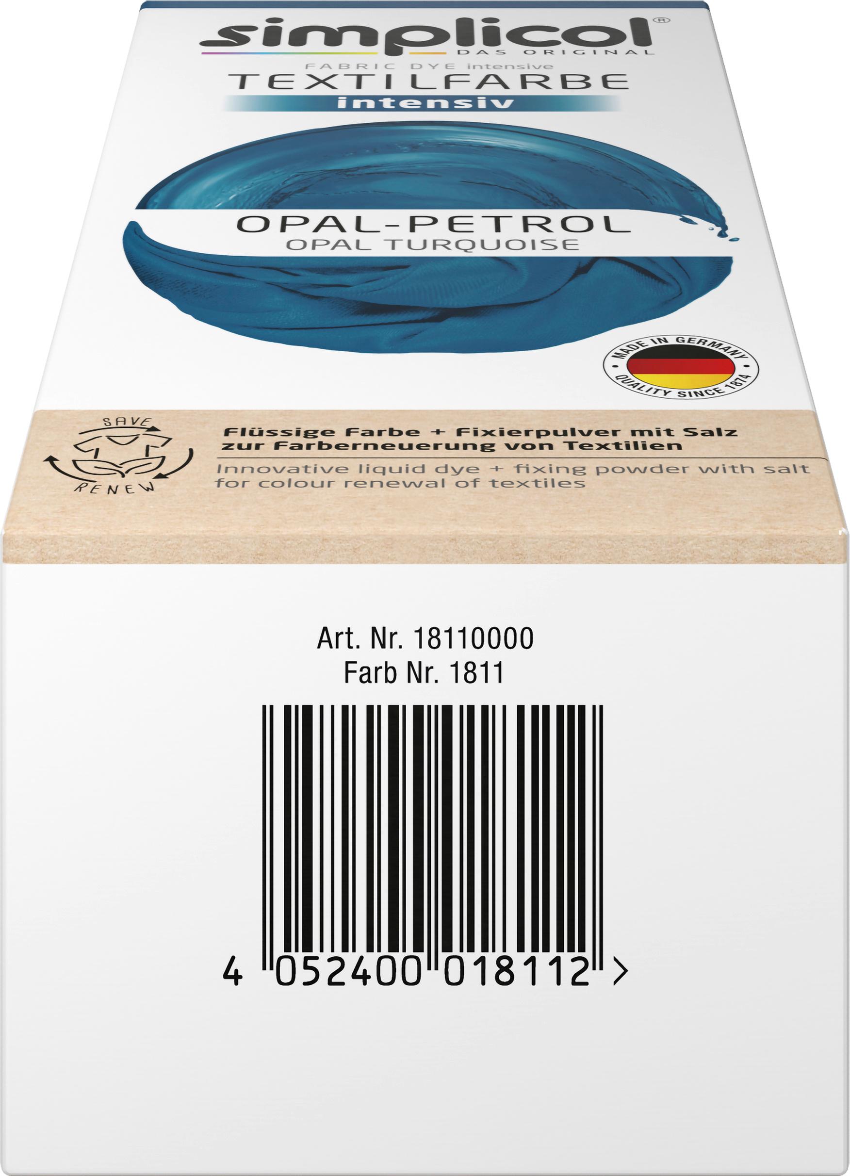 Produktbild simplicol Textilfarbe intensiv Opal-Petrol 6 von 9