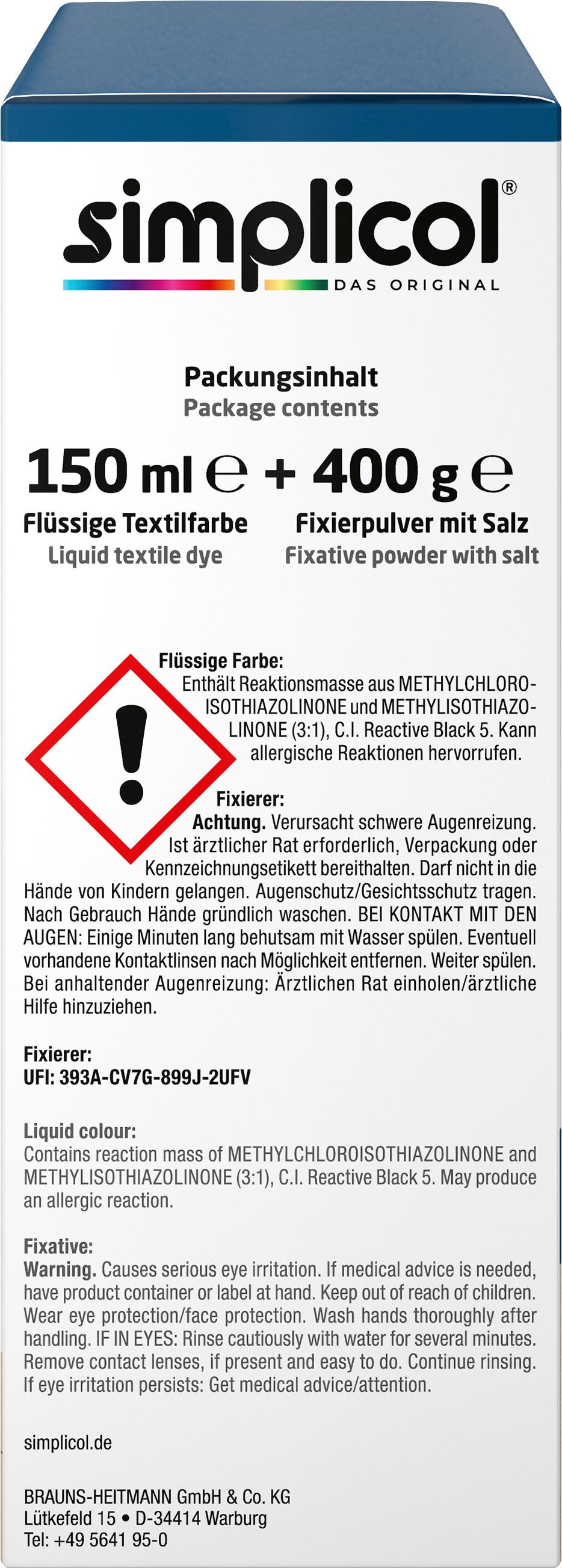 Produktbild simplicol Textilfarbe intensiv Opal-Petrol 9 von 9