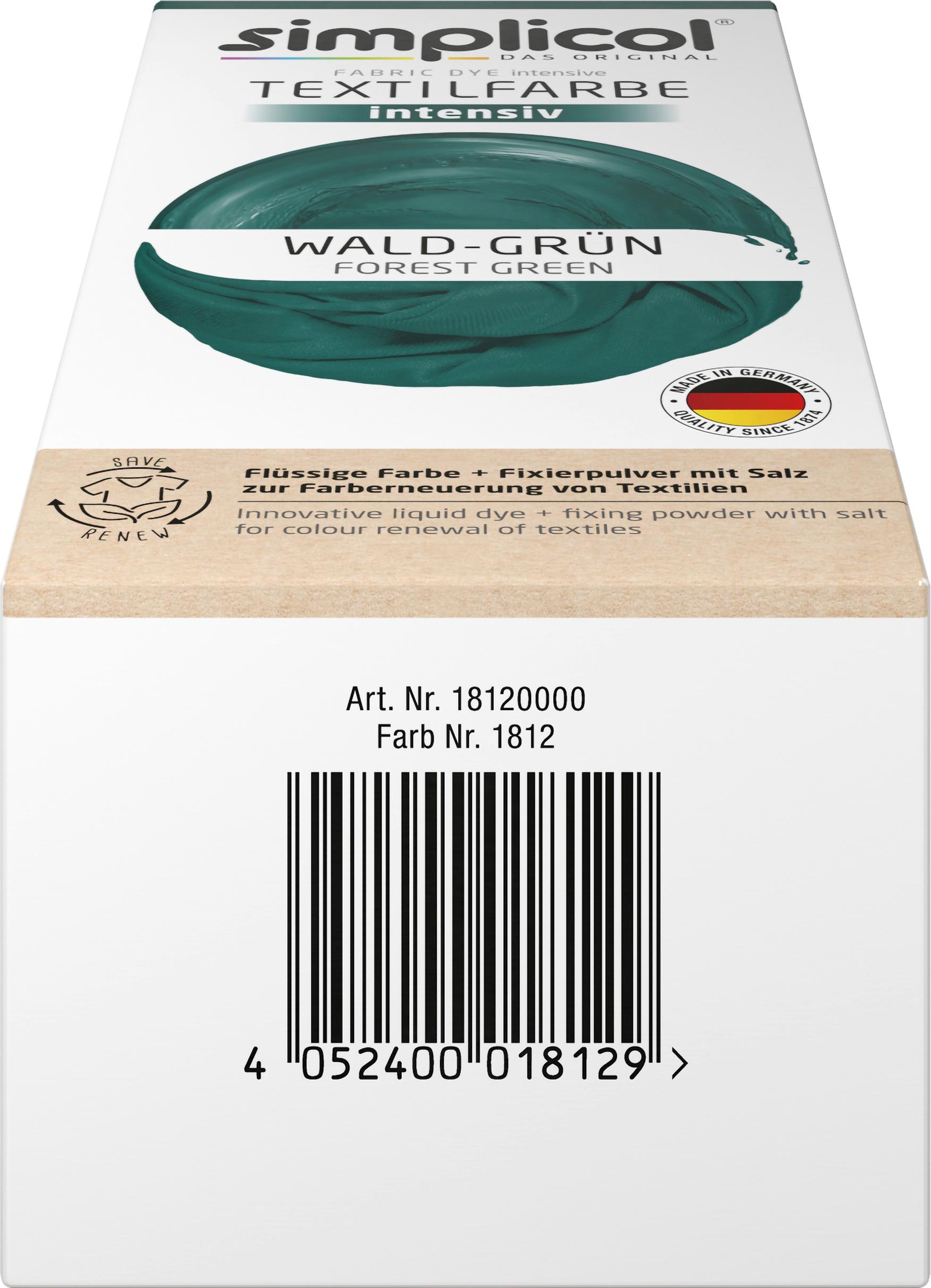Produktbild Simplicol Textilfarbe Intensiv Wald-Grün 7 von 9