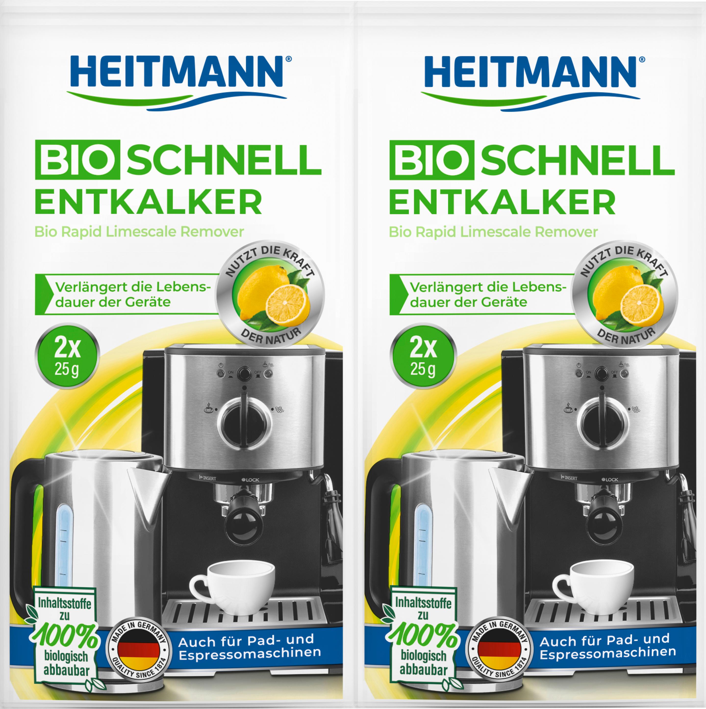 HEITMANN Bio Schnell Entkalker Doppelpack