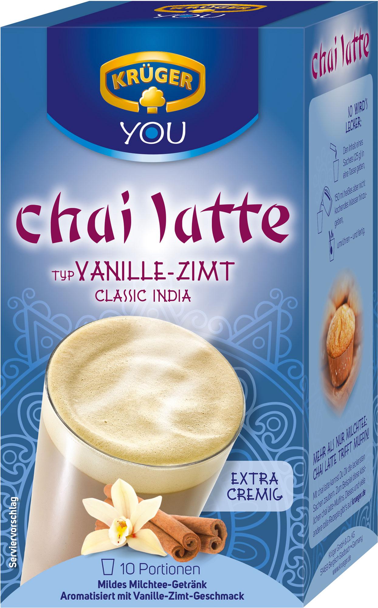 KRÜGER YOU Chai Latte Vanille-Zimt