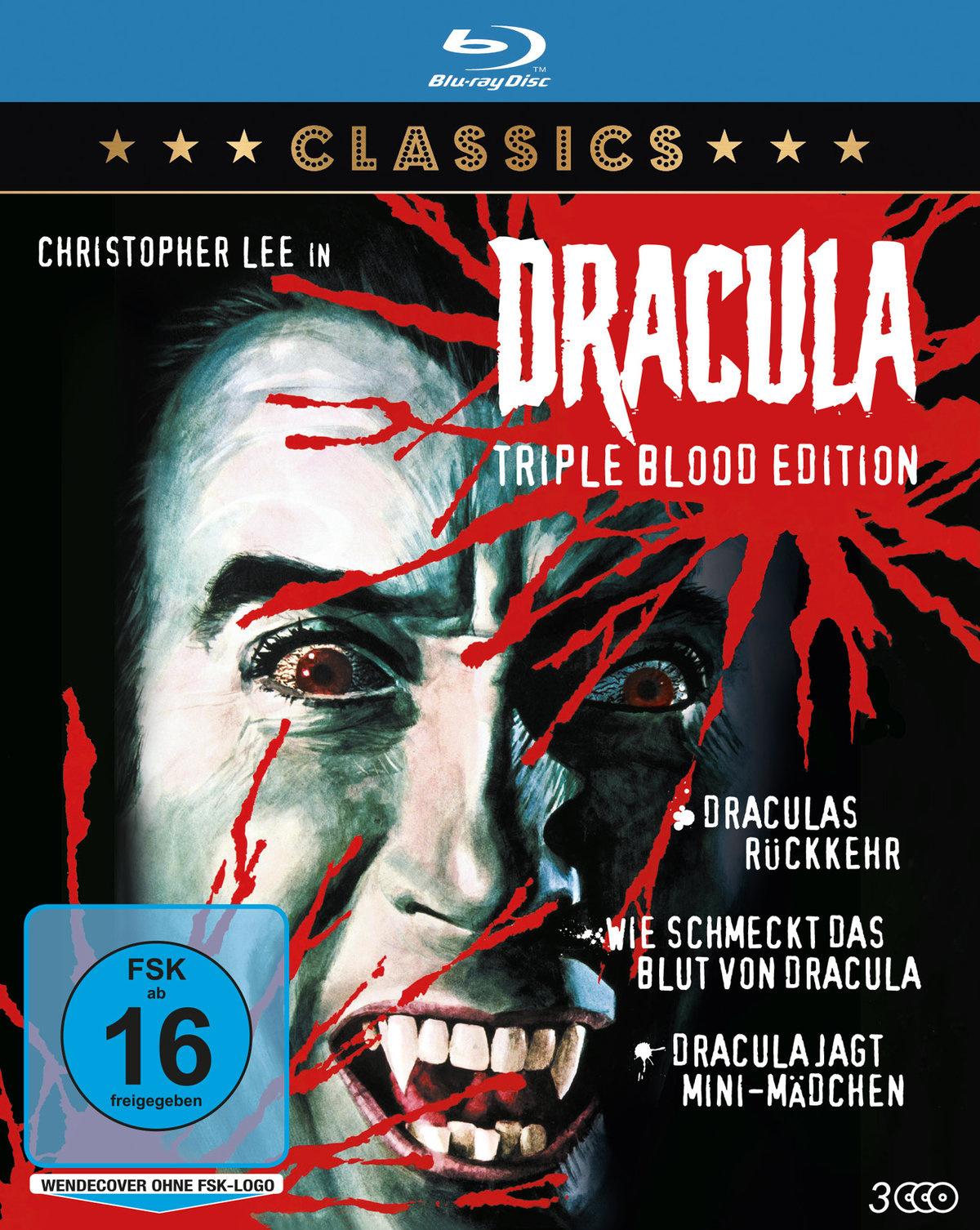 Dracula Triple Blood Edition: Draculas Rückkehr / Wie schmeckt das Blut von Dracula / Dracula jagt Mini-Mädchen  [3 Blu-rays]]