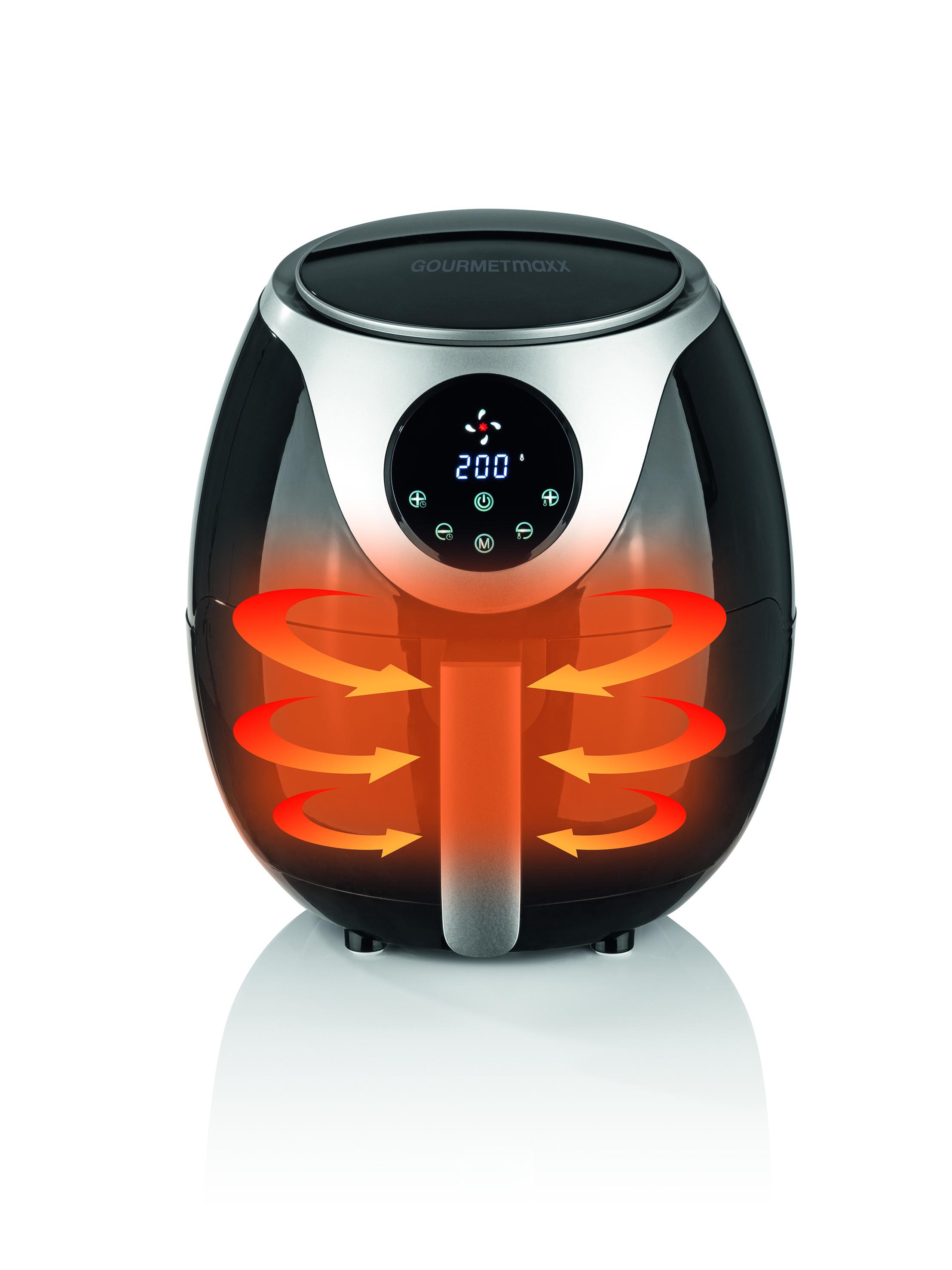 Produktbild GOURMETmaxx Heißluft-Fritteuse Digital 3l 3 von 4