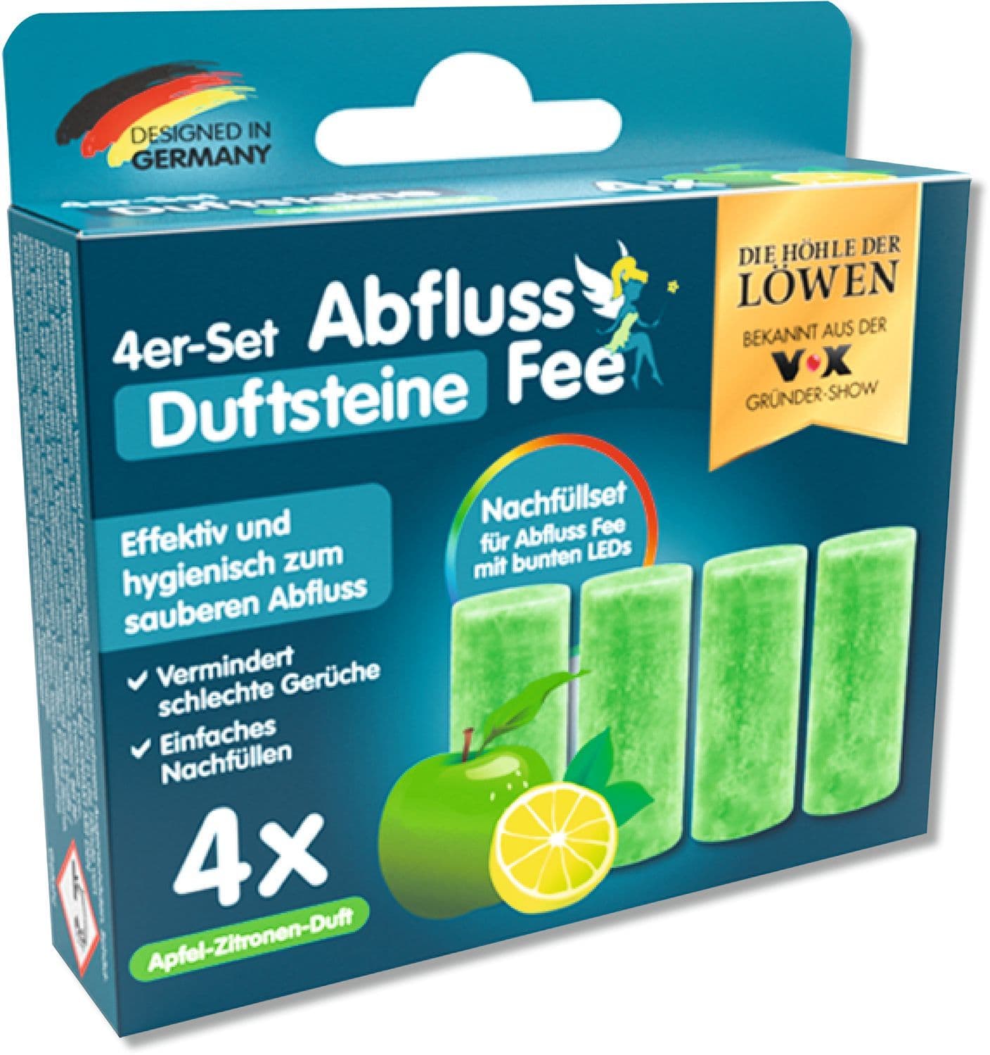 Abfluss Fee Duftsein 4er Pack