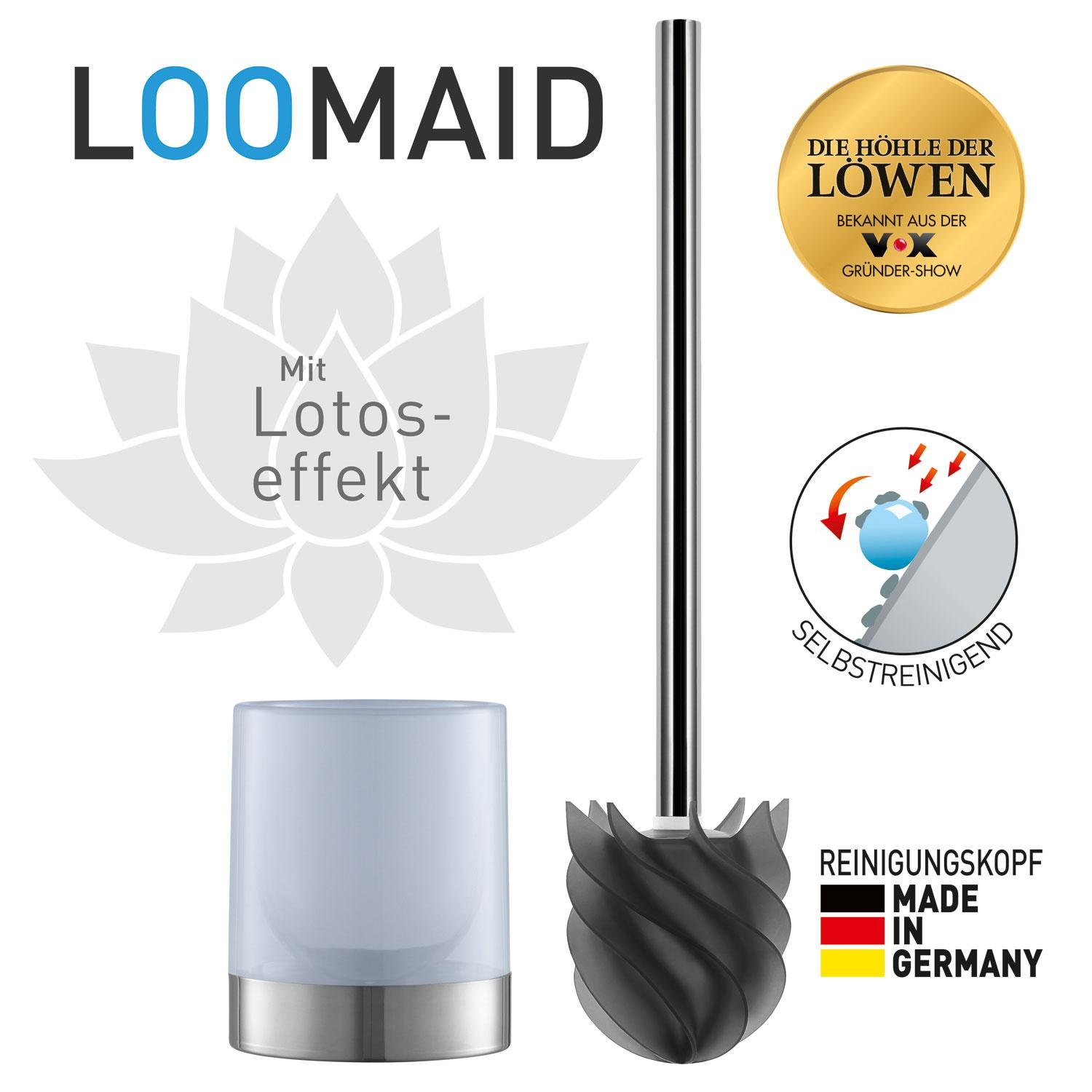 Produktbild Loomaid Silikon WC-Bürste mit Lotuseffekt 2 von 6