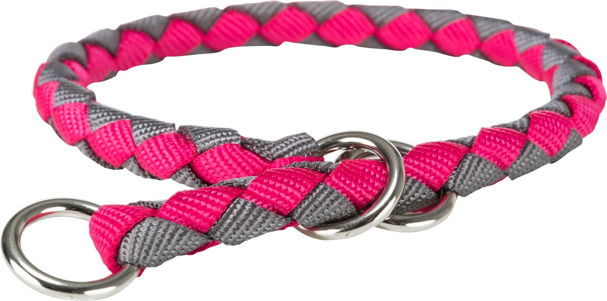 Trixie Cavo Zug-Stopp-HB fuchsia/grafit S 25-31 cm/ø 12 mm Hundezubehör