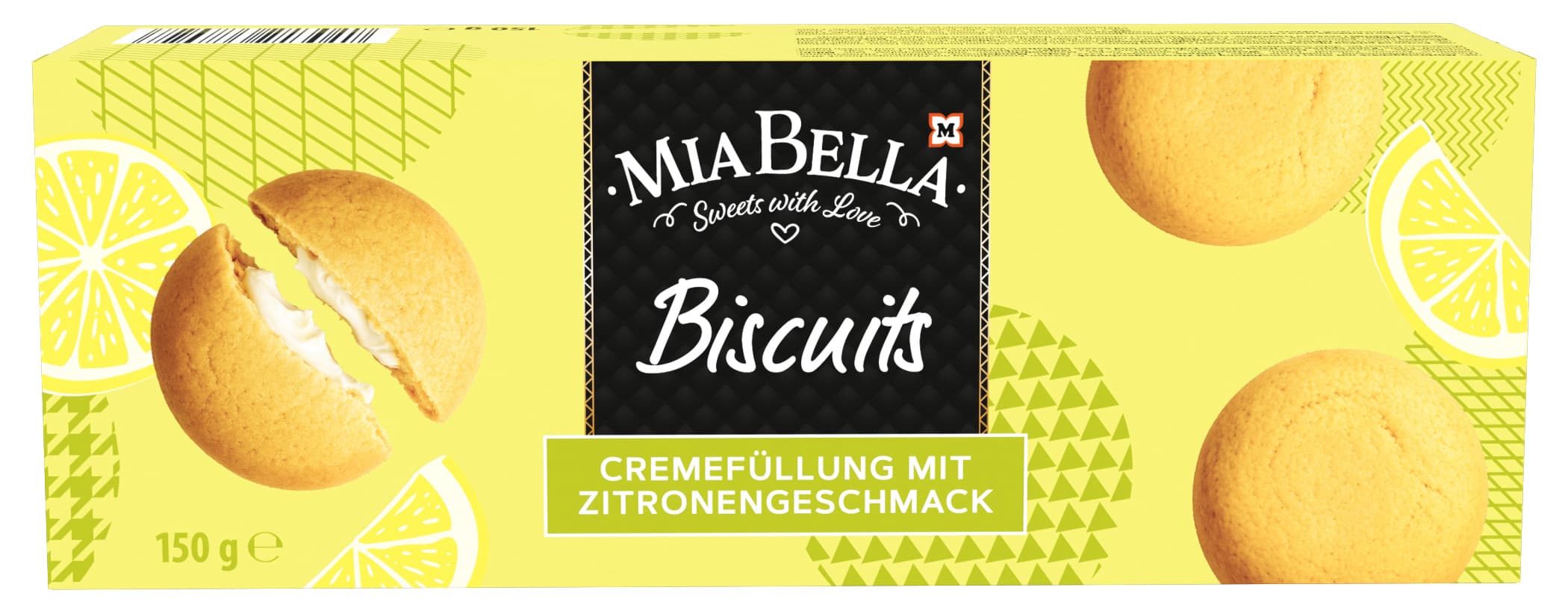 MIA BELLA Biscuits mit Zitronencremefüllung