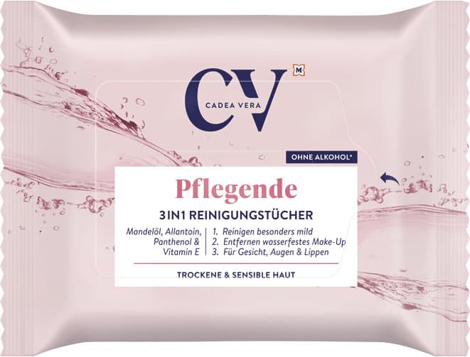 CV Pflegende 3in1 Reinigungstücher