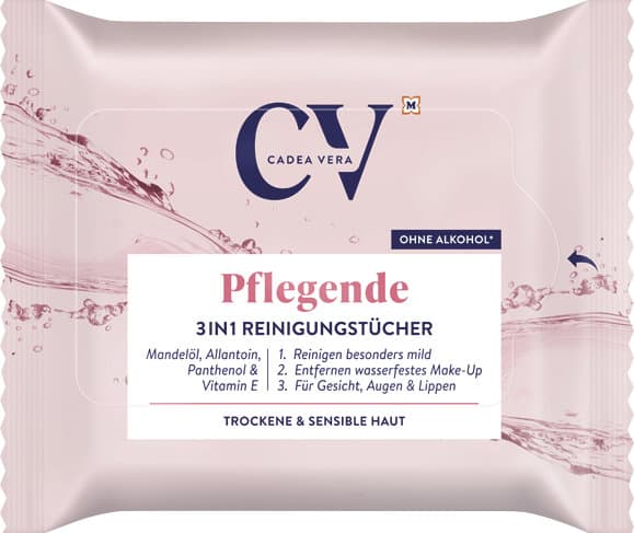 CV 3in1 Pflegende Reinigungstücher
