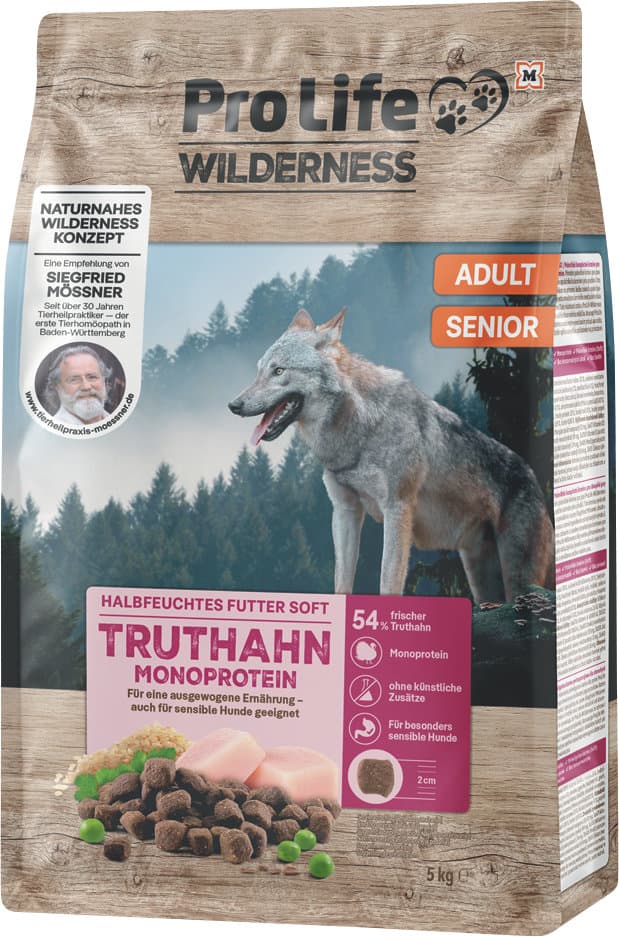 Pro Life Wilderness Hundetrockenfutter Soft Truthahn