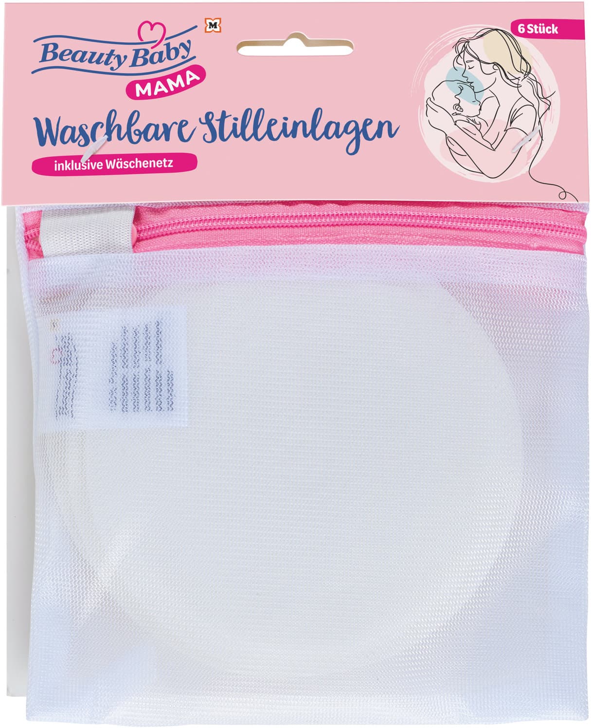 Beauty Baby Stilleinlagen mit Waschnetz
