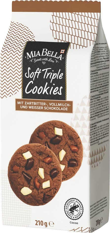 MIA BELLA Soft Triple Cookies