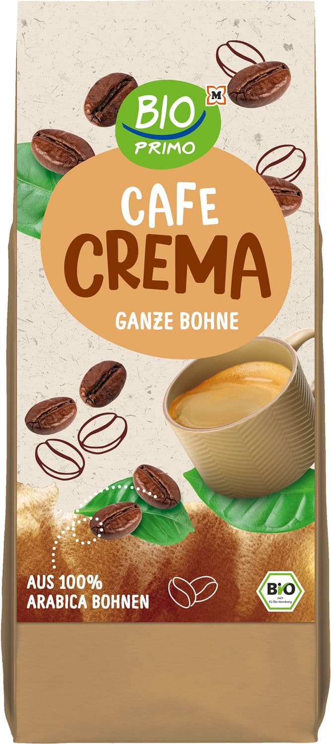 BIO PRIMO Bio Cafe Crema Ganze Bohne