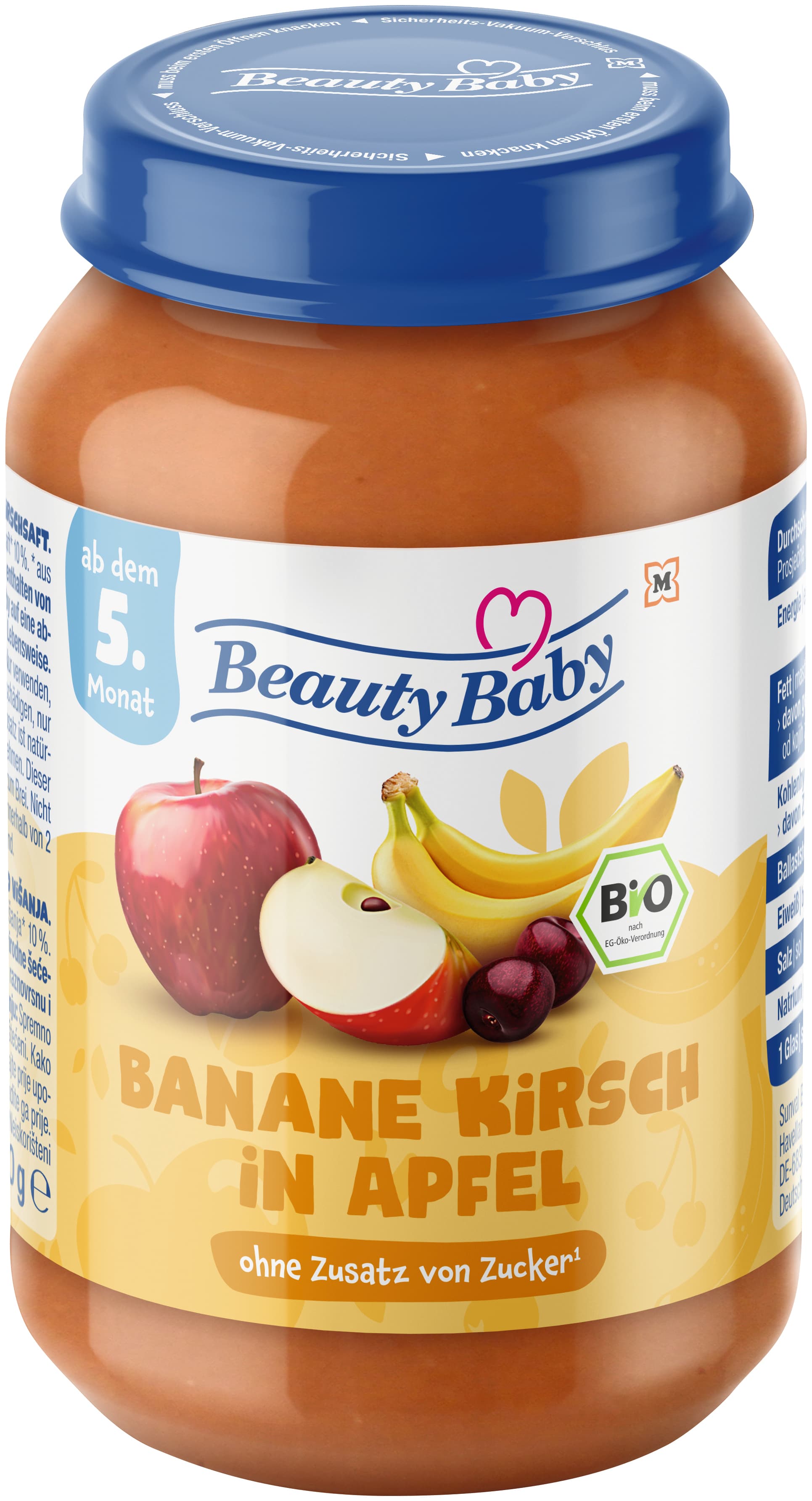 Beauty Baby Bio Banane Kirsch in Apfel