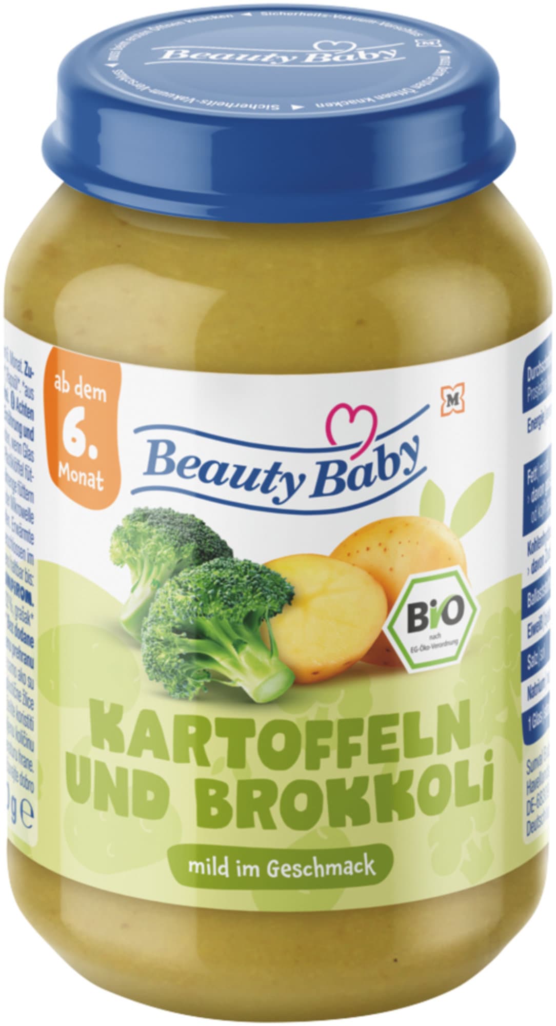 Beauty Baby Bio Kartoffeln und Brokkoli