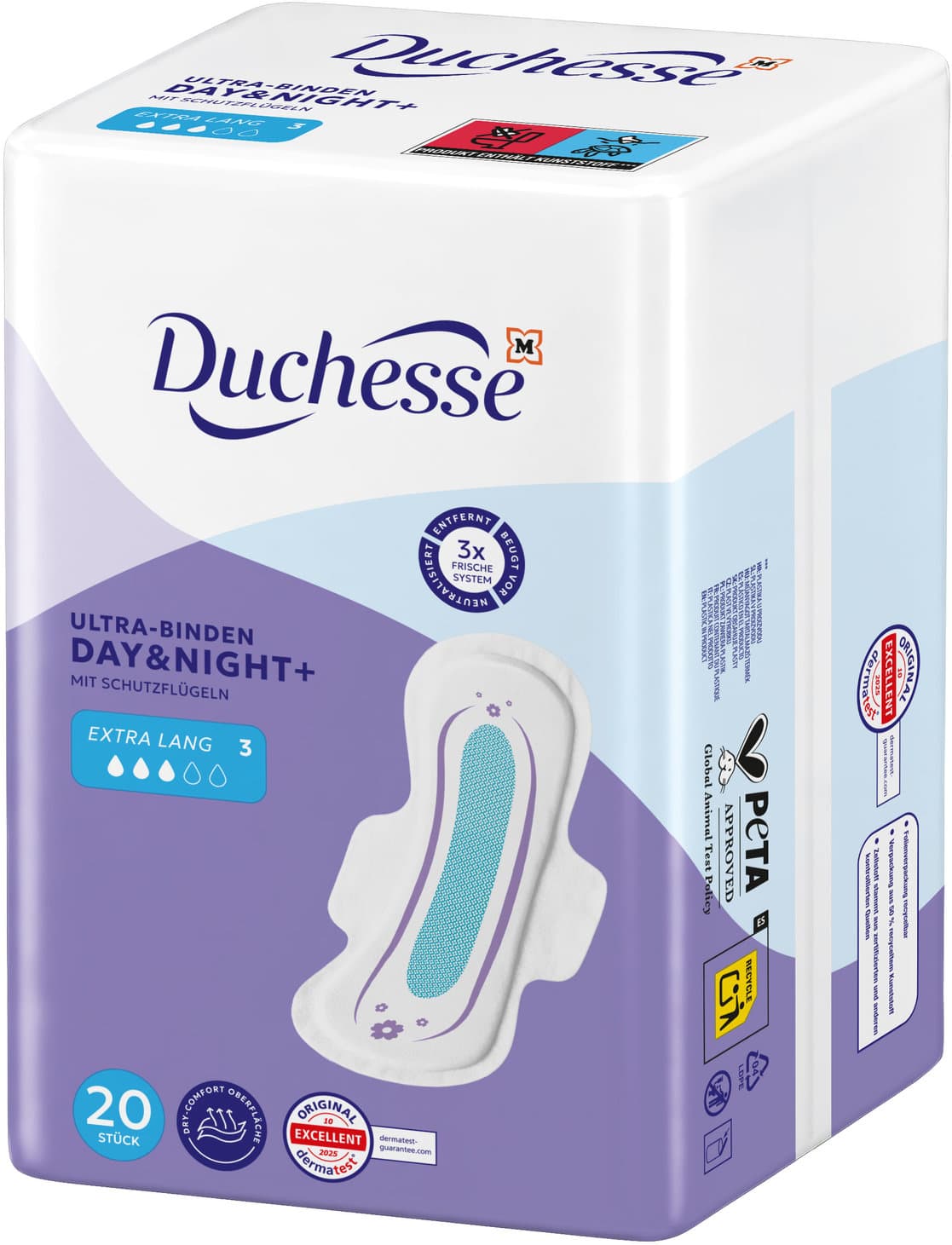Duchesse Ultra-Binden Day & Night+ Extra Lang