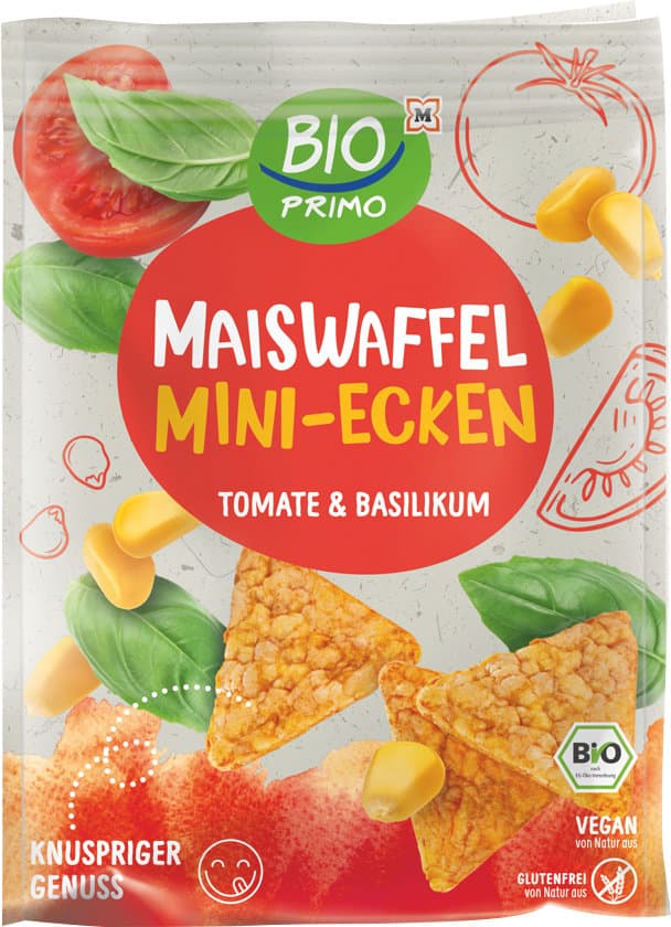 BIO PRIMO Bio Maiswaffeln Mini-Ecken