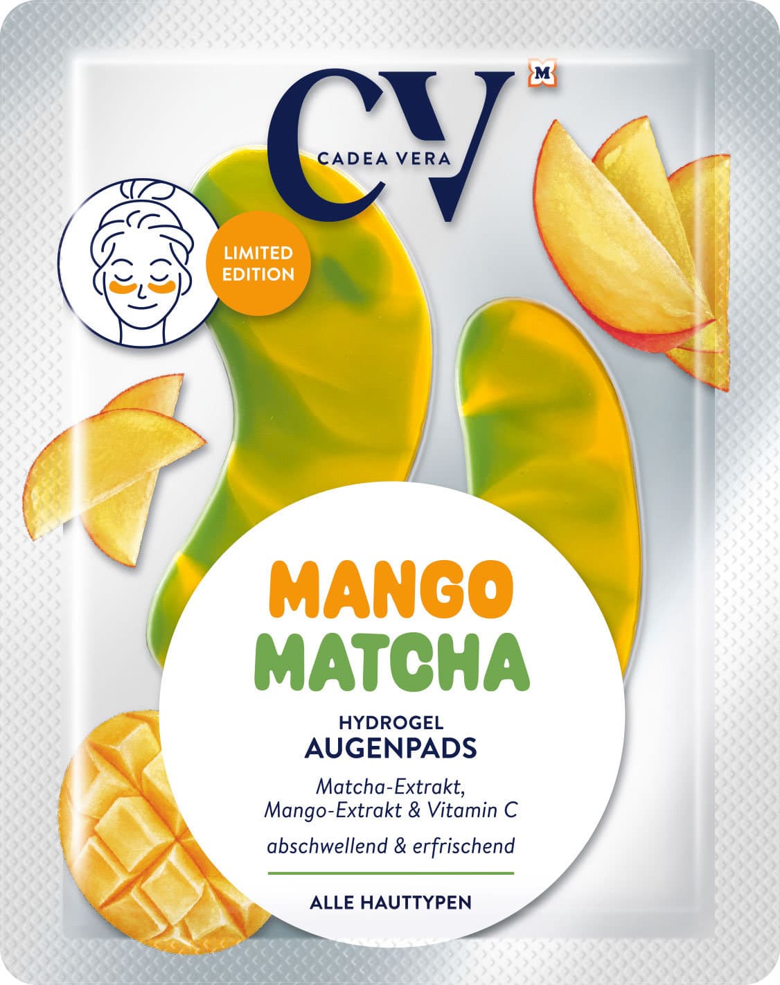 CV Augenpads Hydrogel Mango Matcha