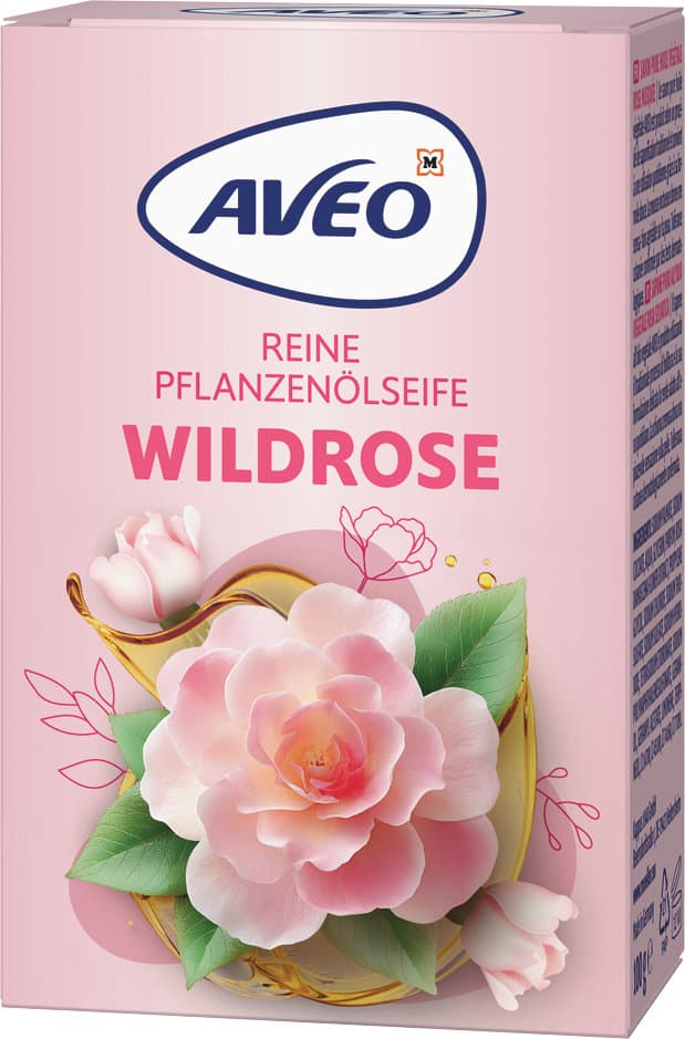AVEO Pflanzenölseife Wildrose