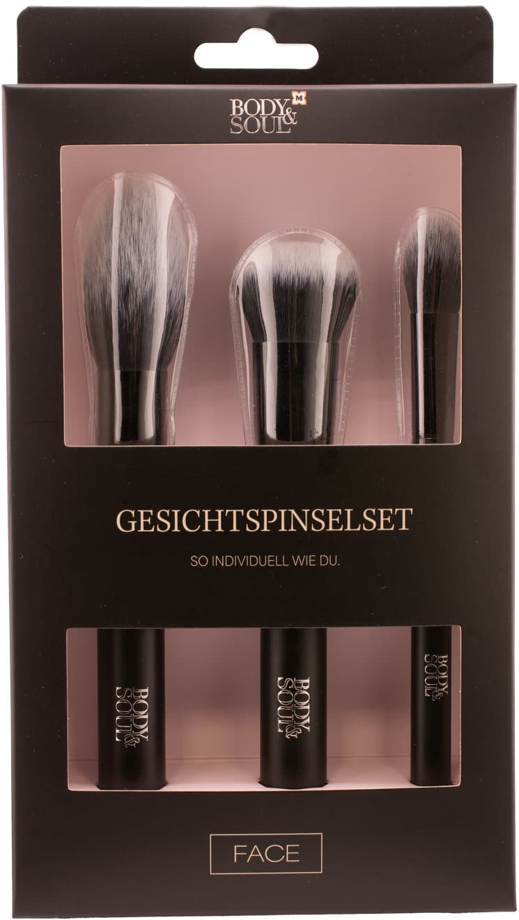 BODY&SOUL Gesichtspinselset 3-tlg.