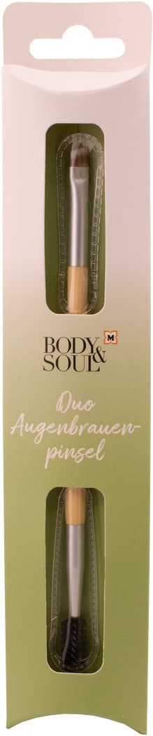 BODY&SOUL Naturliebe Duo Augenbrauenpinsel