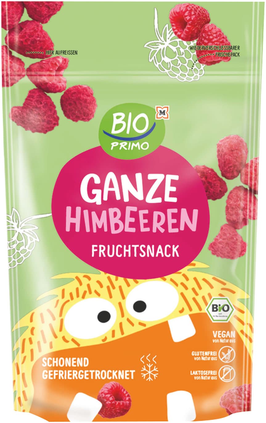 BIO PRIMO Bio Himbeeren gefriergetrocknet