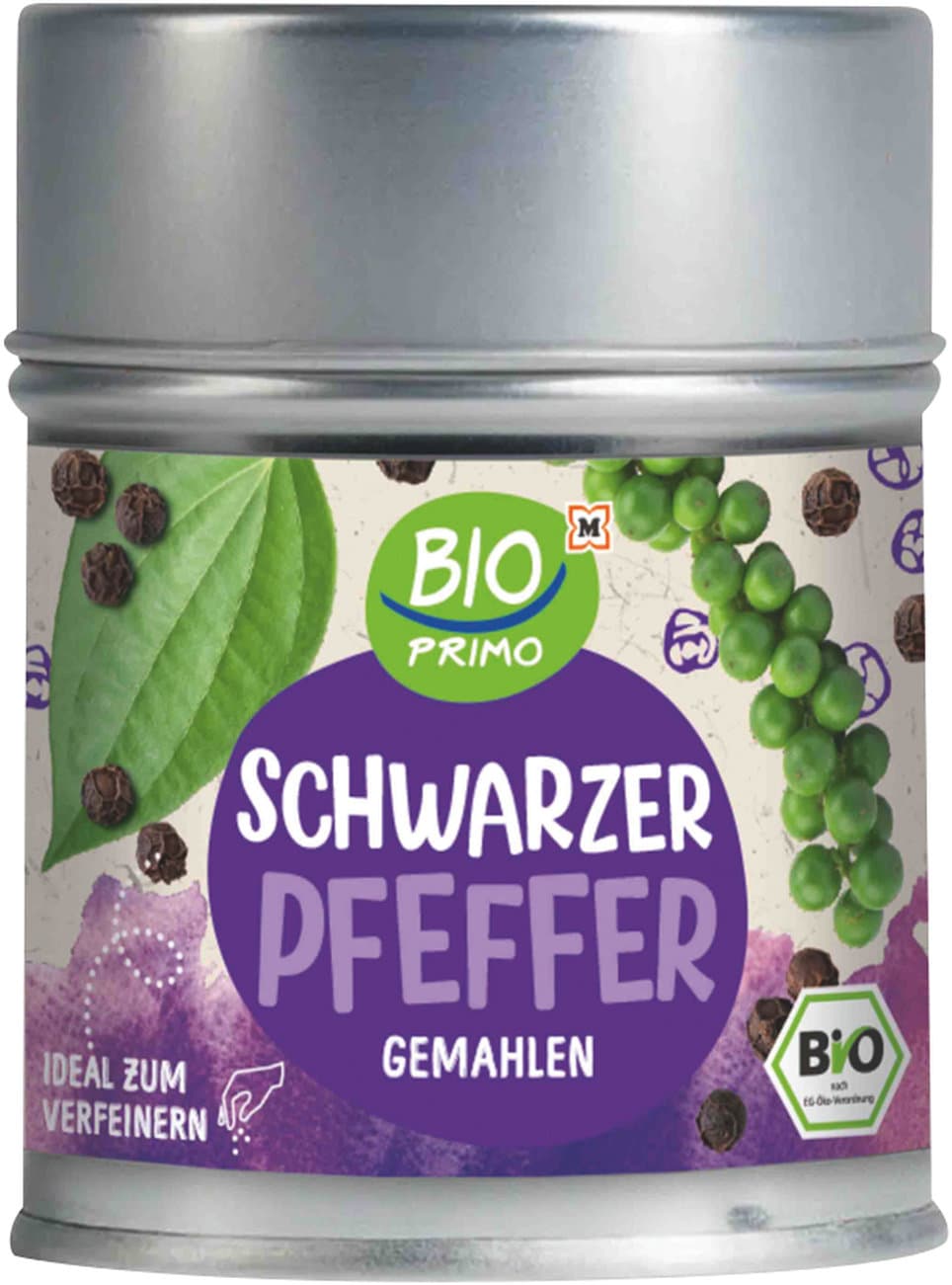 BIO PRIMO Bio Schwarzer Pfeffer gemahlen