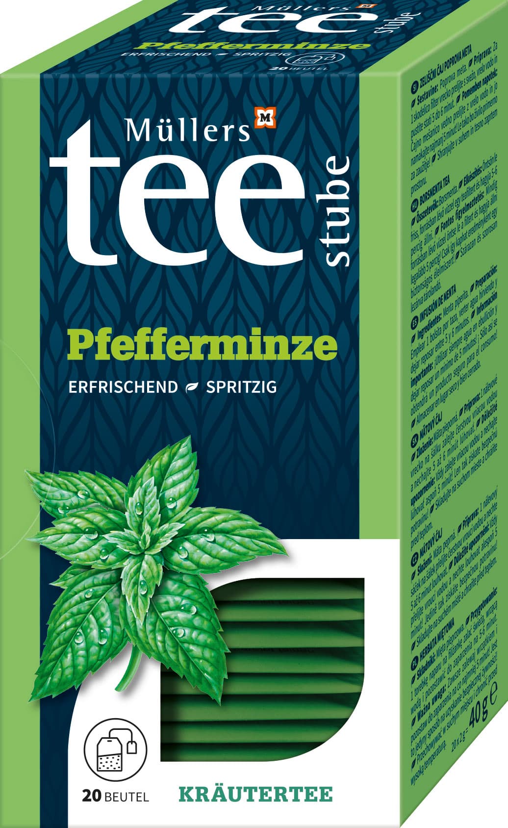 Müllers Teestube Classic Kräutertee Pfefferminz