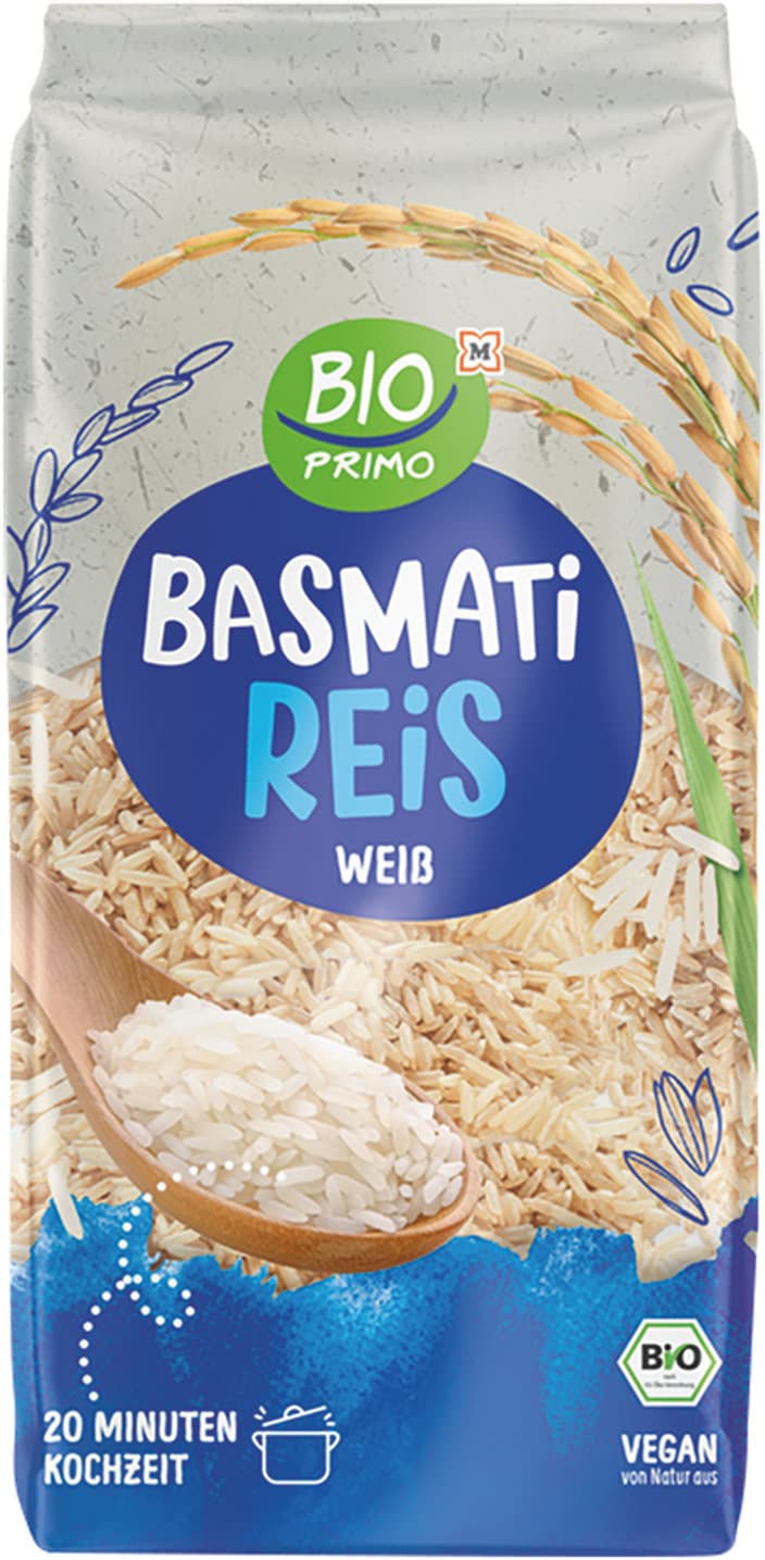 BIO PRIMO Bio Basmatireis weiß