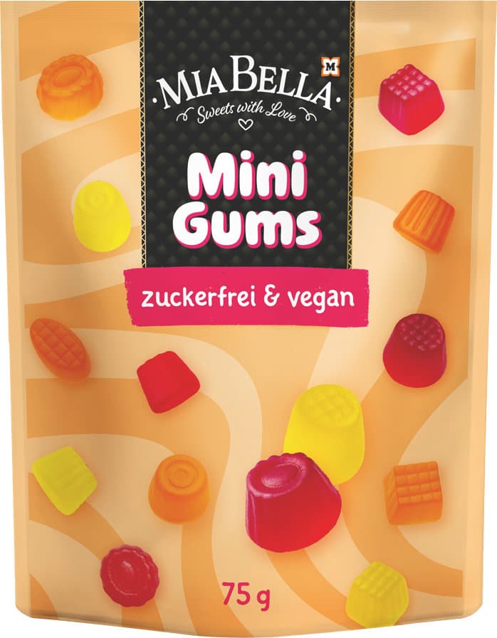 MIA BELLA Mini Gums zuckerfrei & vegan