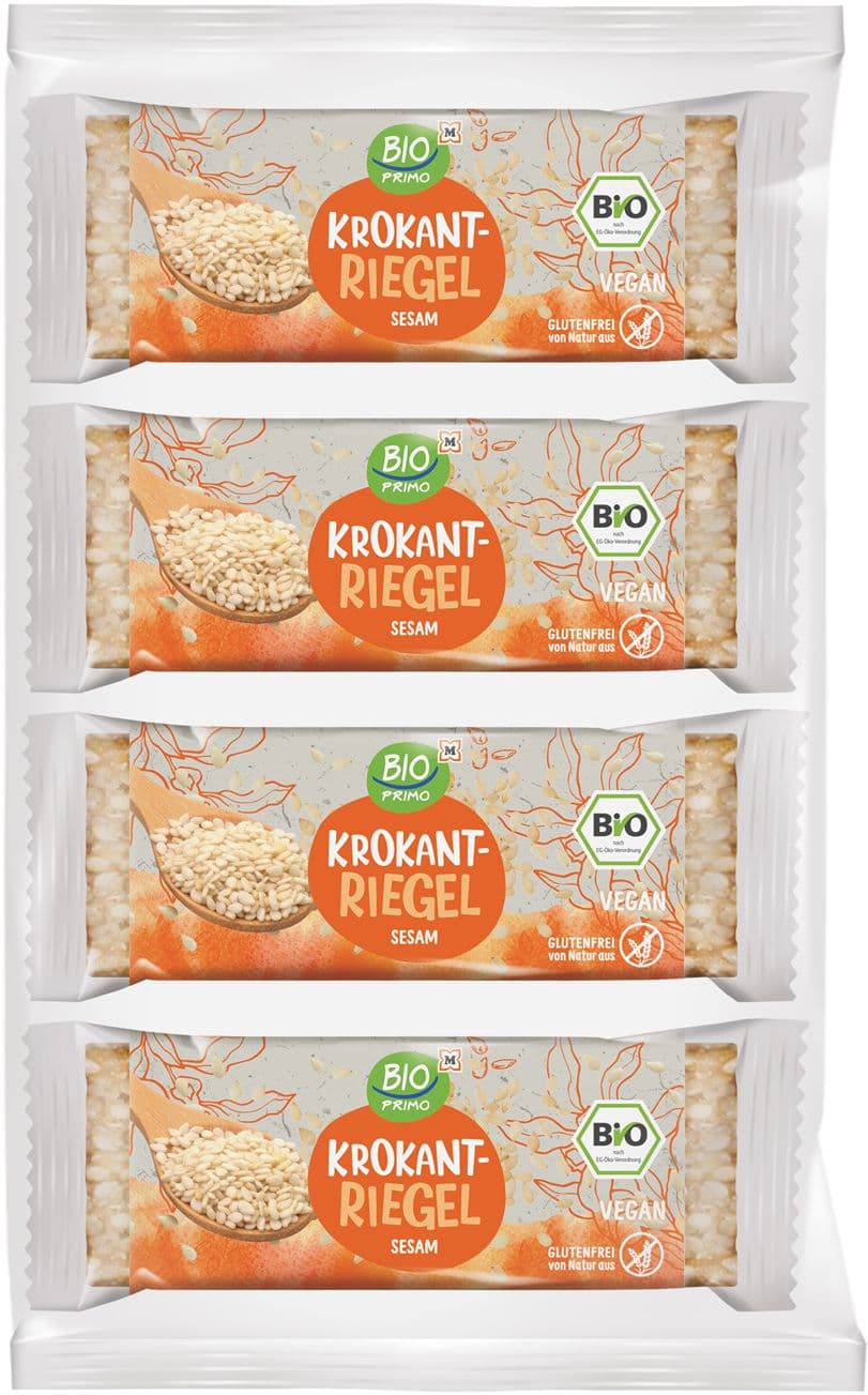 BIO PRIMO Bio Sesam-Krokant Riegel