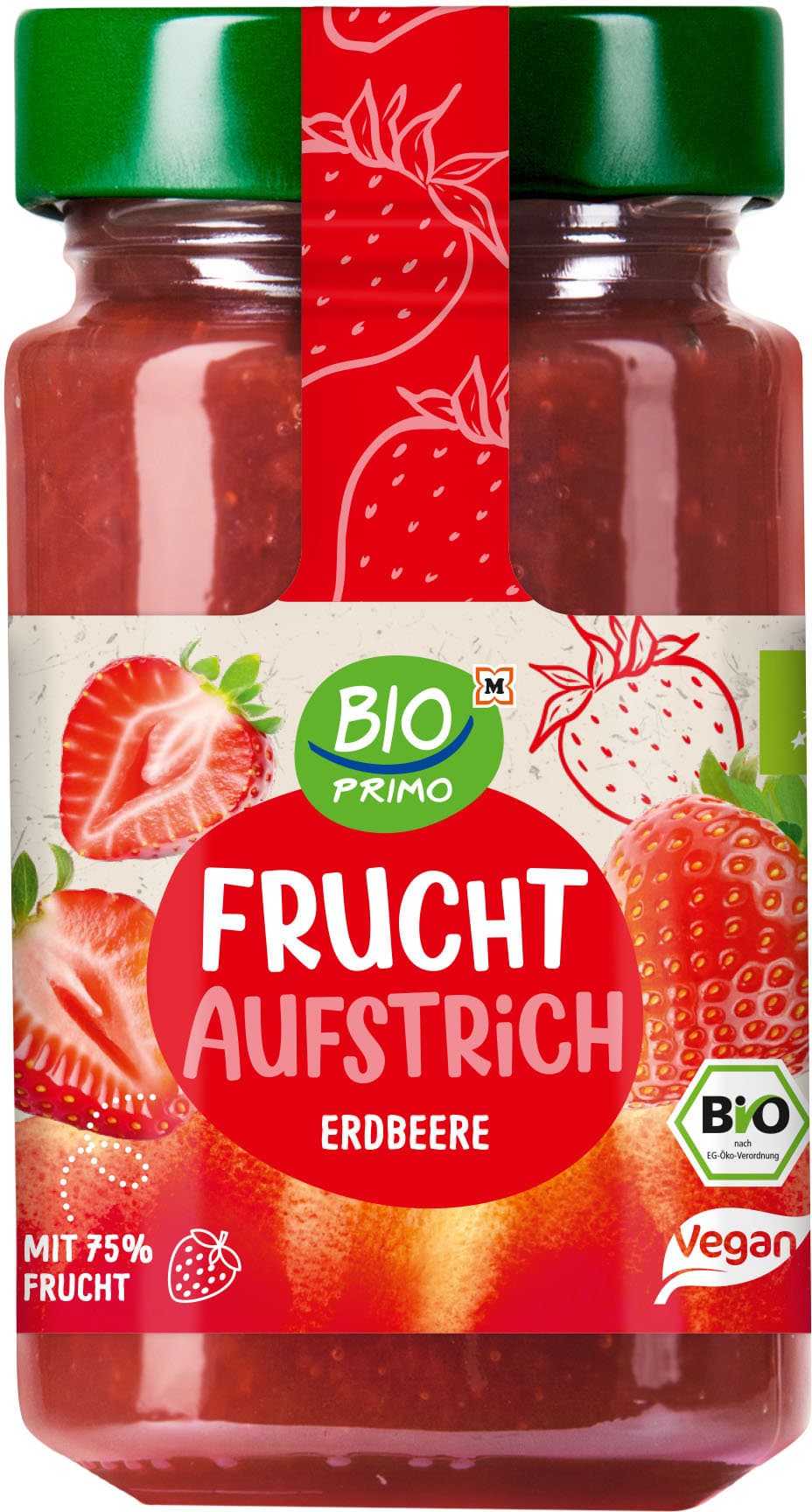 BIO PRIMO Bio Fruchtaufstrich Erdbeere