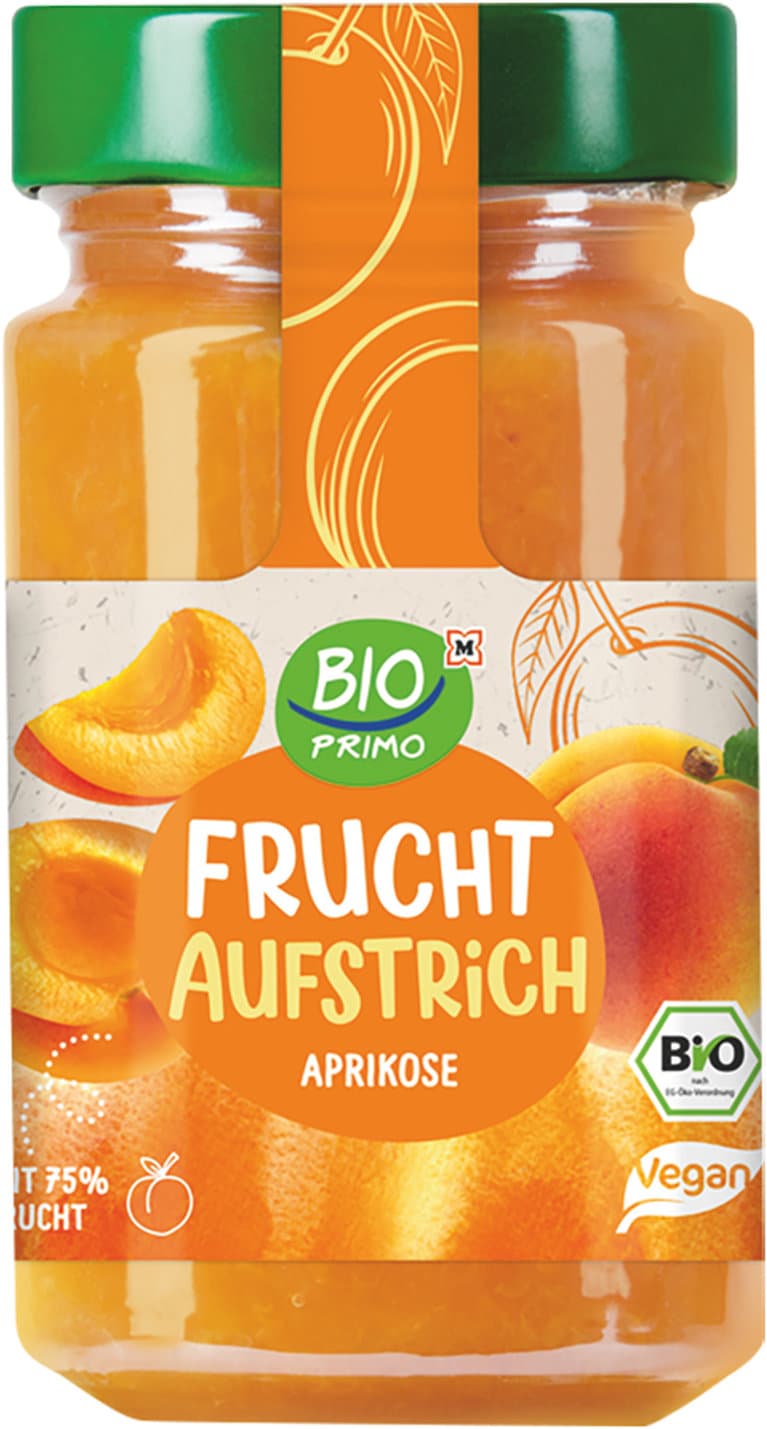 BIO PRIMO Bio Fruchtaufstrich Aprikose