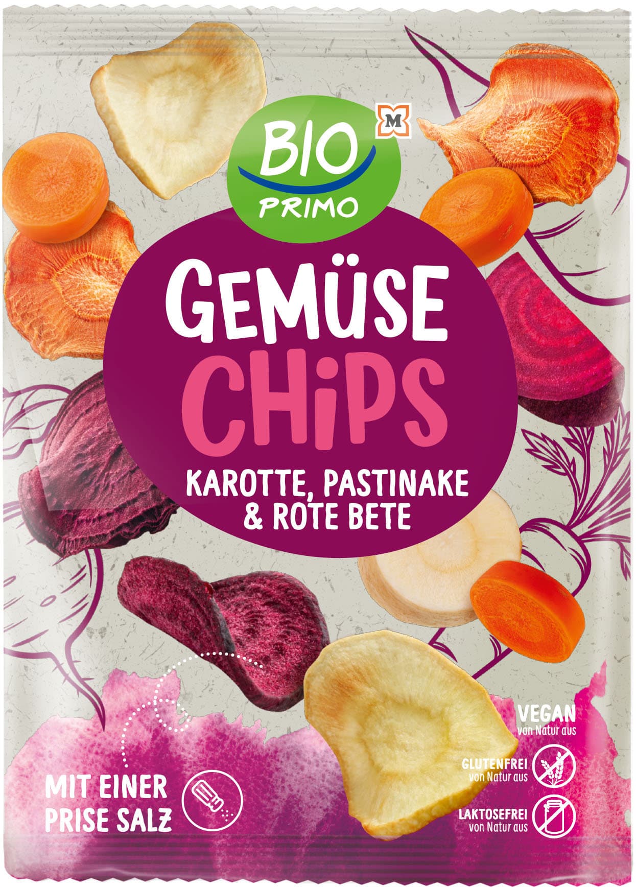 BIO PRIMO Bio Gemüsechips gesalzen