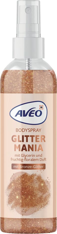 AVEO Glitzer Bodyspray Bronze