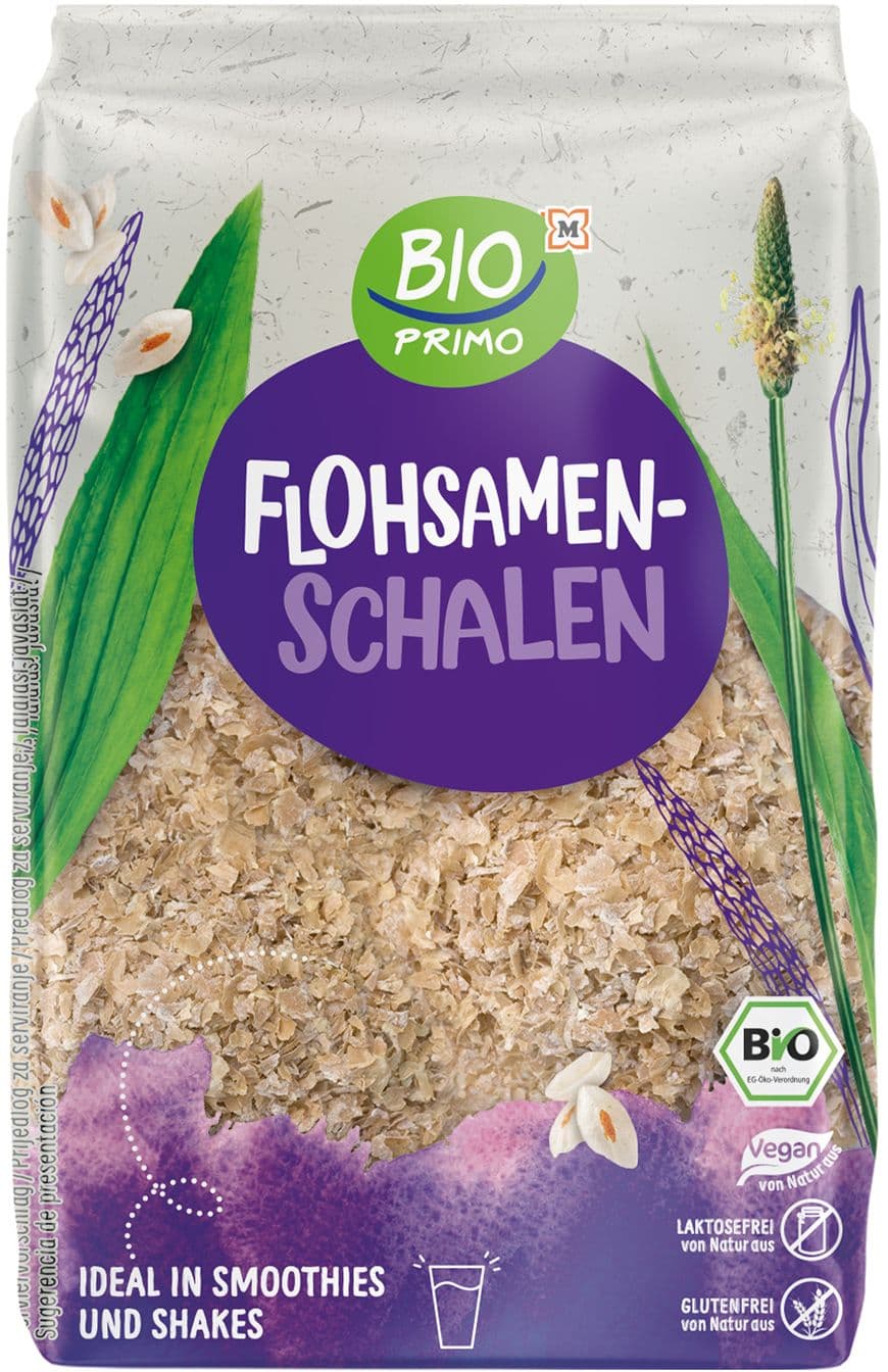 BIO PRIMO Bio Flohsamenschalen