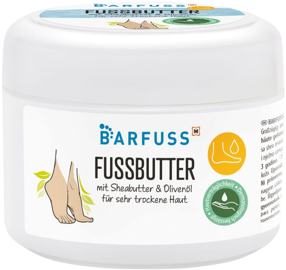 BARFUSS Fußbutter mit Sheabutter & Olivenöl