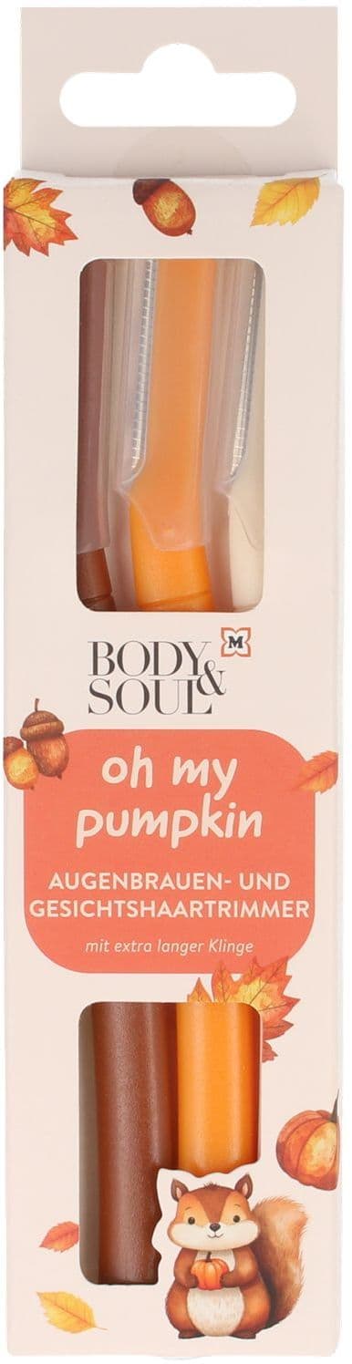 BODY&SOUL Augenbrauen- und Gesichtshaartrimmer Oh my Pumpkin