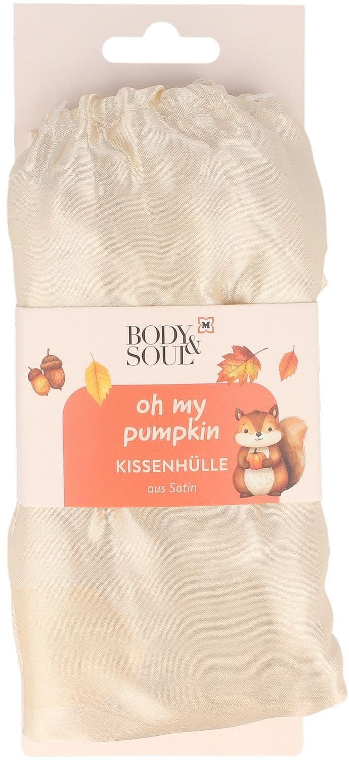 BODY&SOUL Satinkissenhülle Oh my Pumpkin